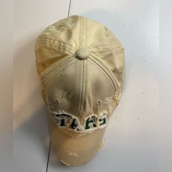 EUC Top Of The World Cream Dallas Stars Distressed Baseball Cap NHL - Picture 2 of 9